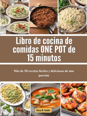 cover image of Libro de cocina de comidas ONE POT de 15 minutos